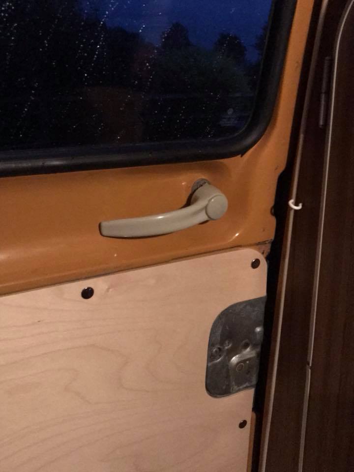 Westfalia slider door handle kit.