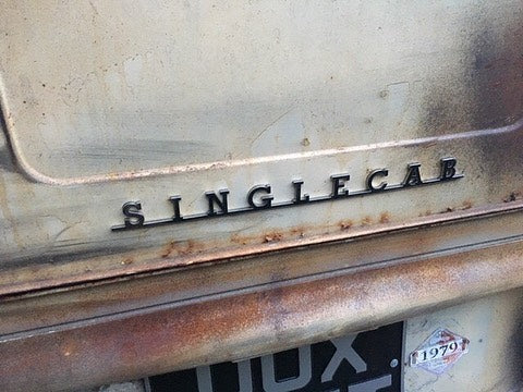 Singlecab Stainless Steel Script.