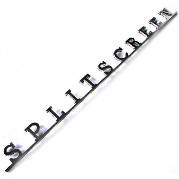 SPLITSCREEN rear hatch door script in stainless steel by AAC