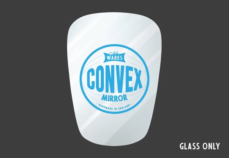 Elephant Ear Convex Mirrored Glass, Splitscreen - GLASS ONLY