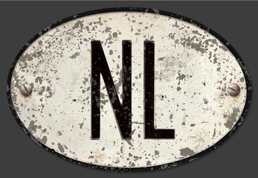 Magnetic Patina Netherlands NL Country Badge