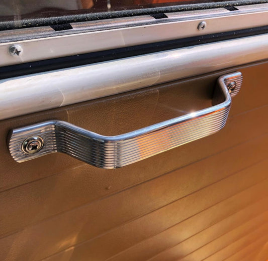 Splitscreen Cab Door Pulls - Fully Polished Aluminum