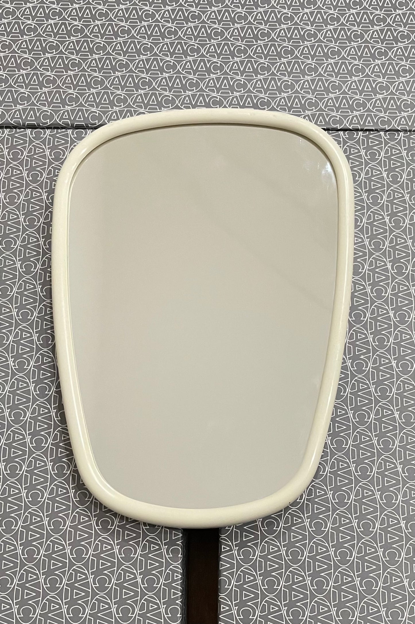 Mirrors with Ivory side rubber frame - Pair