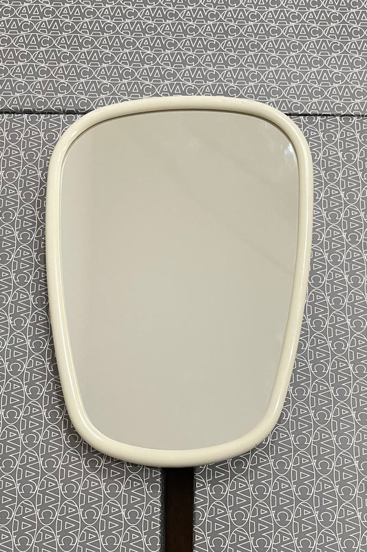 Mirrors with Ivory side rubber frame - Pair