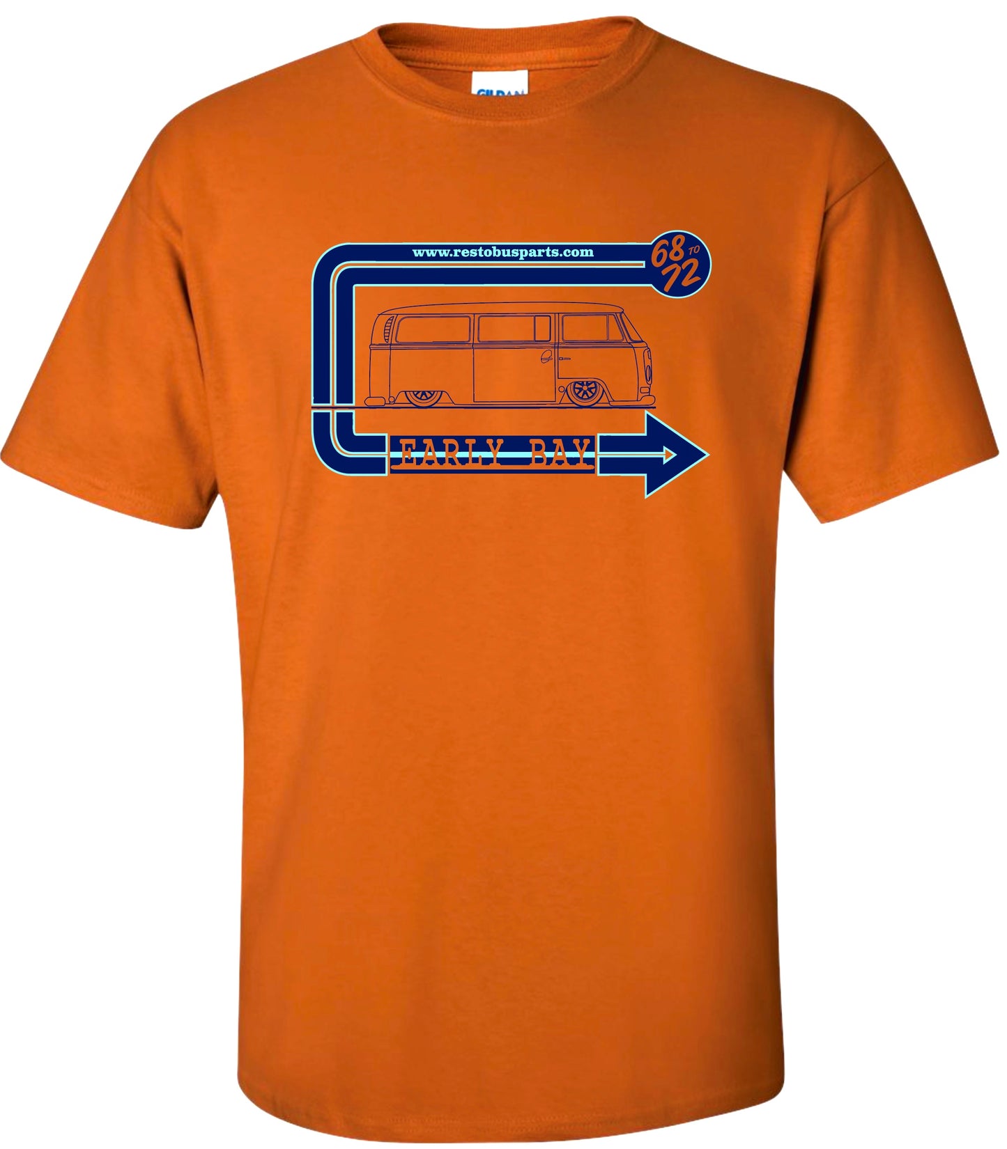 Earlybay t-shirt - Texas Orange