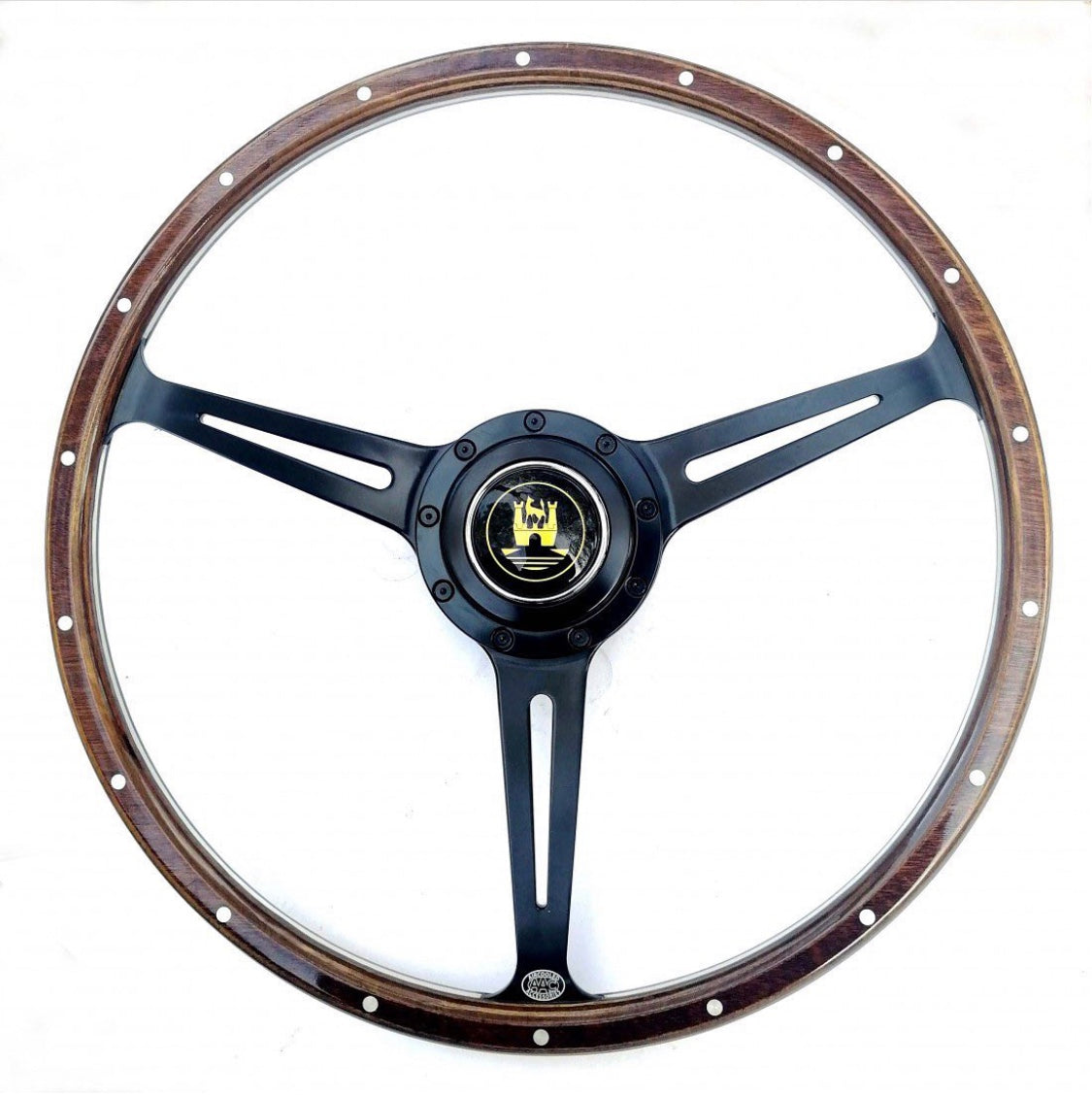 Steering Wheel - Stealth Black - FIts Baywindow Bus.