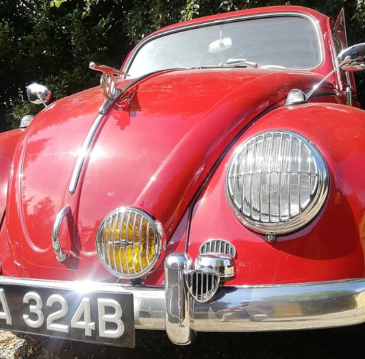 Spot Light With 356 Grilles MK2 Style - Amber