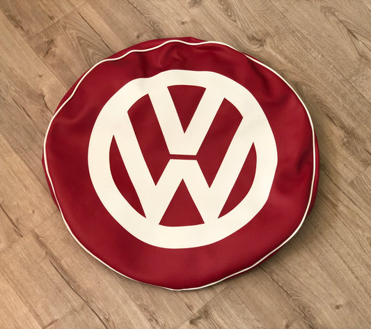 Spare Wheel Cover In Lollipop Red With White Logo