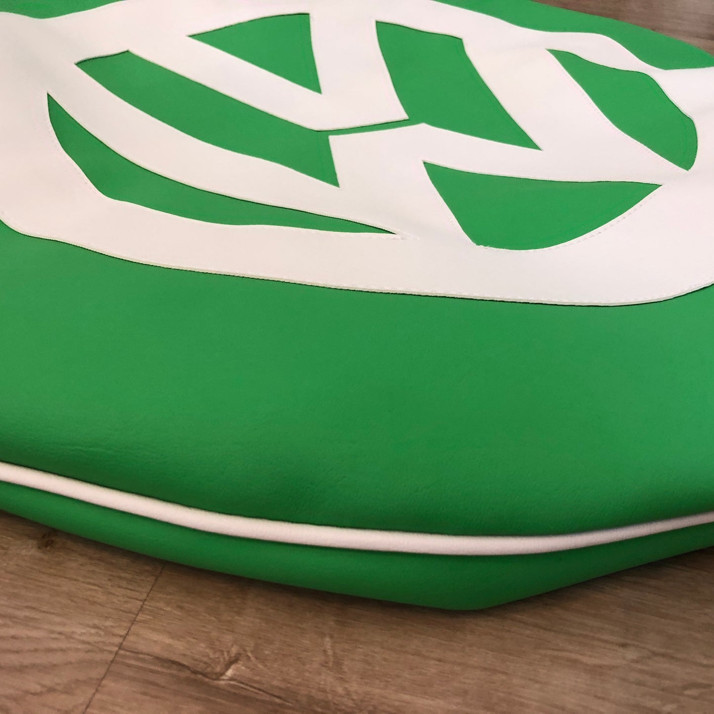 Spare Wheel Cover In Lime Green With White Logo