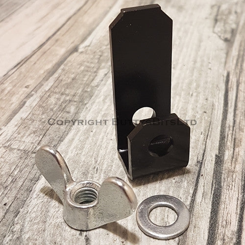 Bulkhead spare wheel / tire holder
