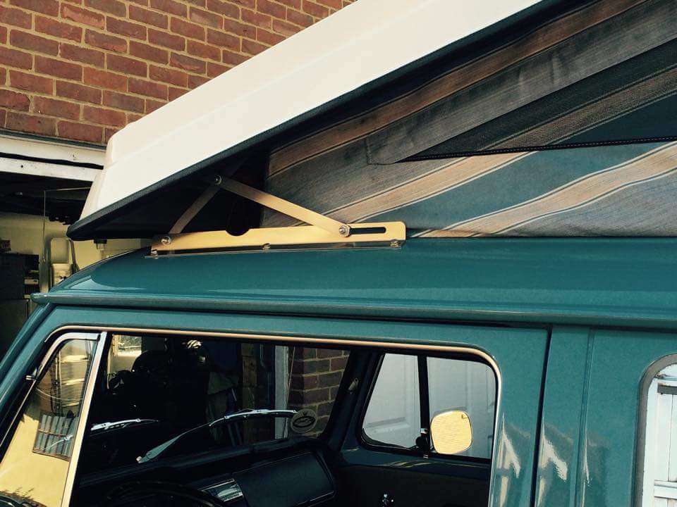 Earlybay Westfalia Pop Top Hinges -Stainless Steel