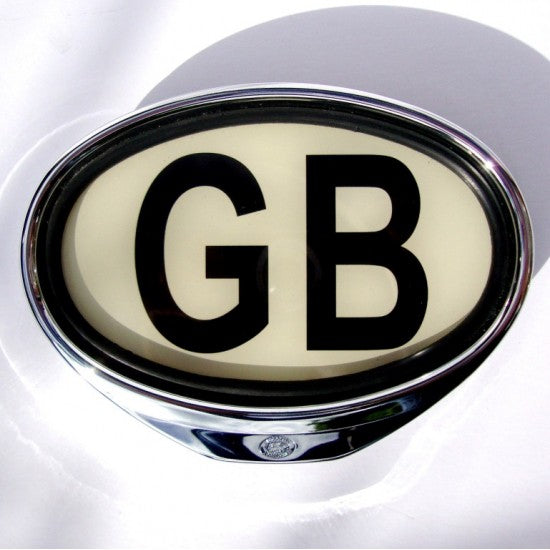 Illuminated GB country sign