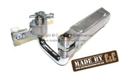 Slider Door Track Runner Unit With Chromed Outer Bracket 68-79 Bus