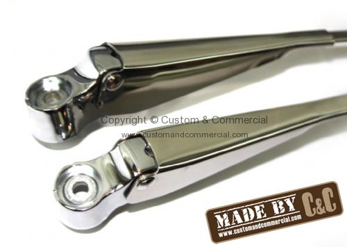 Wiper Arm and Blade Set Stainless Steel VW Bus 1973 - 1979