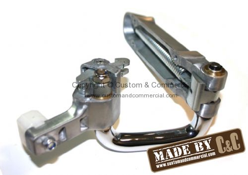 Slider Door Track Runner Unit With Chromed Outer Bracket 68-79 Bus