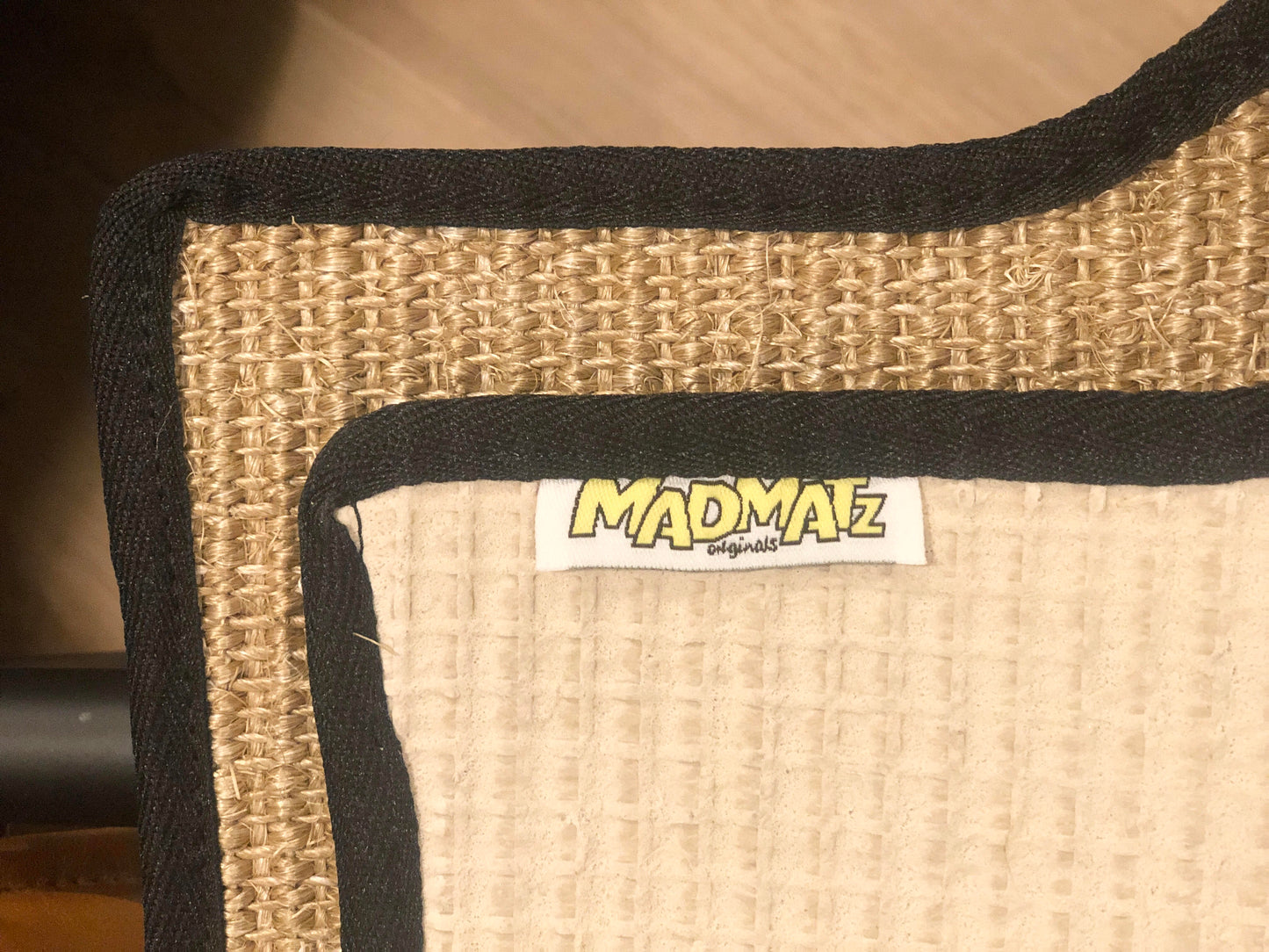 Sisal Outer Wheel Arch Covers Fine Weave fudge with Black color edge trim 1968-1979