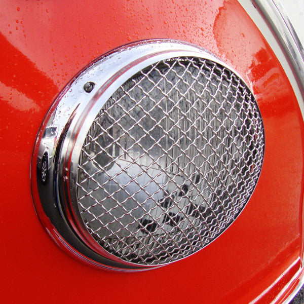 Vintage style Mesh Headlight Grills (splitscreen bus & pre 67 bug)